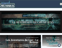 Tablet Screenshot of nordmusique.ca